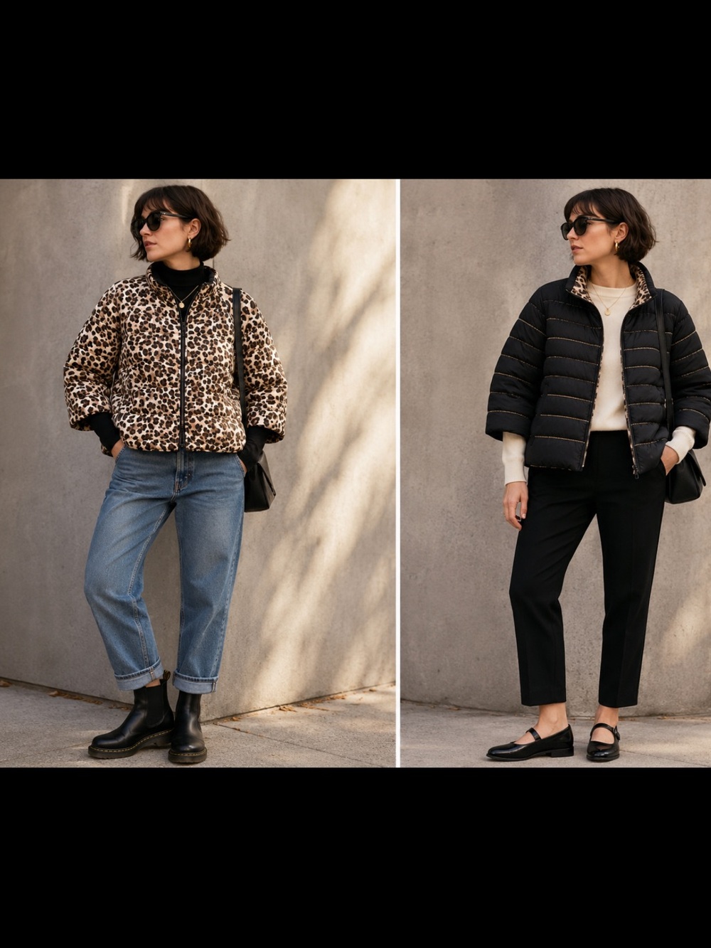 Retro Leopard Reversible Swing Jacket Velvet Trim Indie Sleaze Boutique Coat L